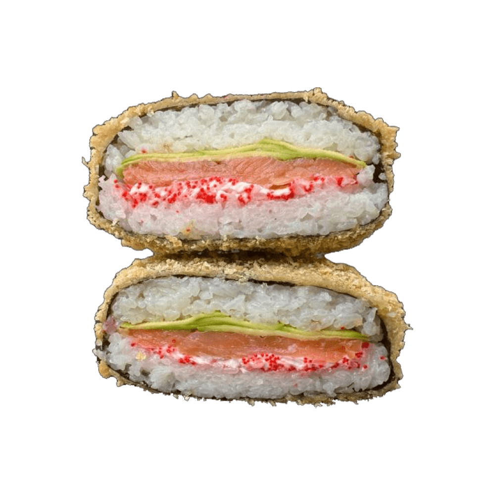 Суші бургер з лососем