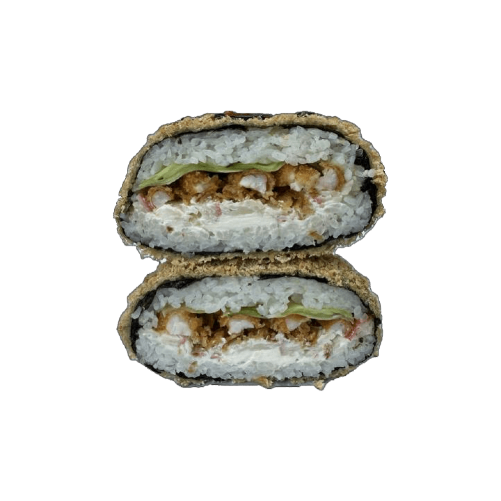 Суші бургер з креветкою темпура