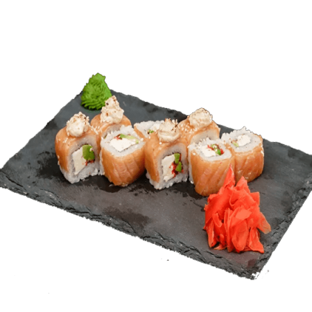 Запечений з лососем